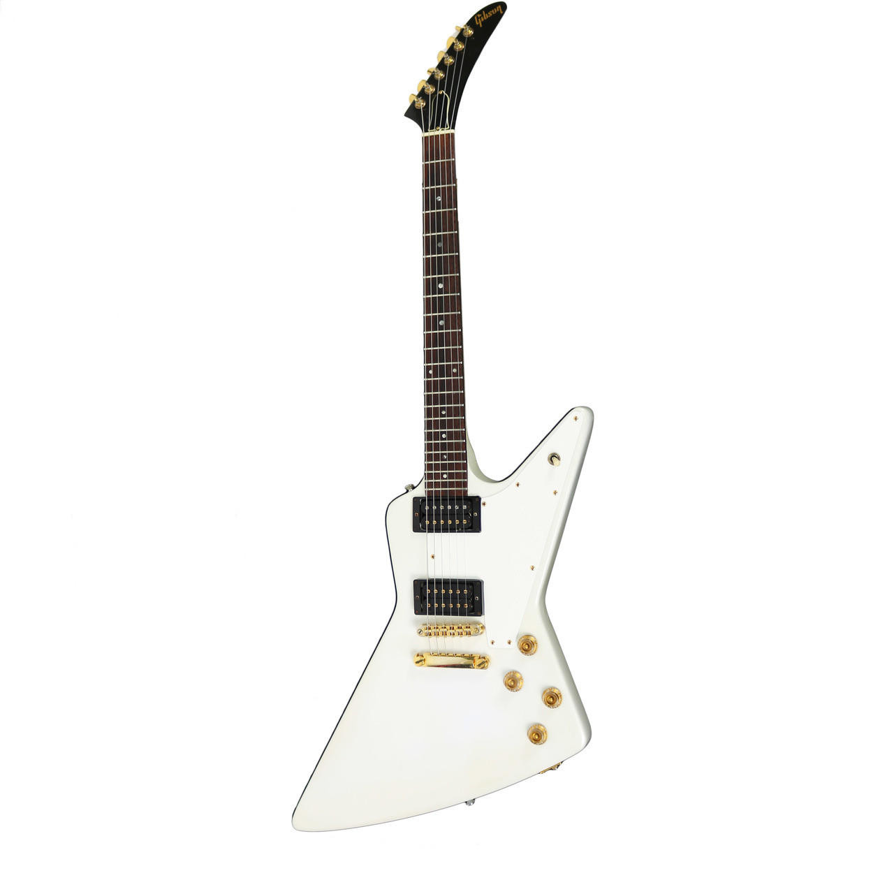 Vintage 1983 Gibson Explorer Electric Guitar White Pearl Metallic
