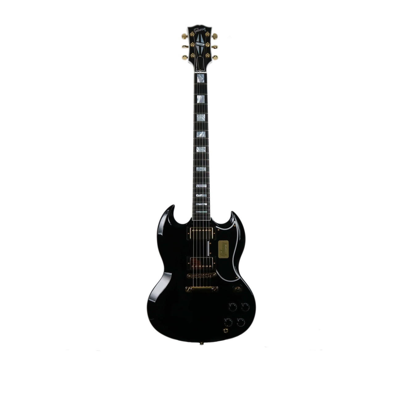 2017 Gibson Custom Shop SG Custom Electric Guitar Ebony Finish