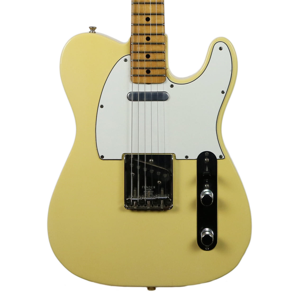 Vintage 1970 Fender Telecaster Electric Guitar Olympic White