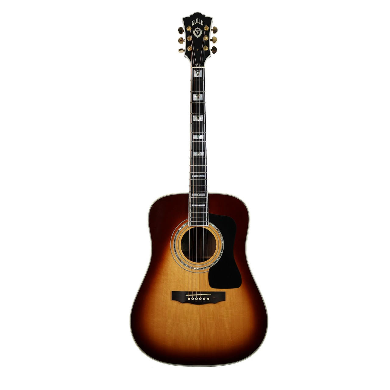 2003 Guild D-55 Dreadnought Acoustic Guitar Sunburst Finish