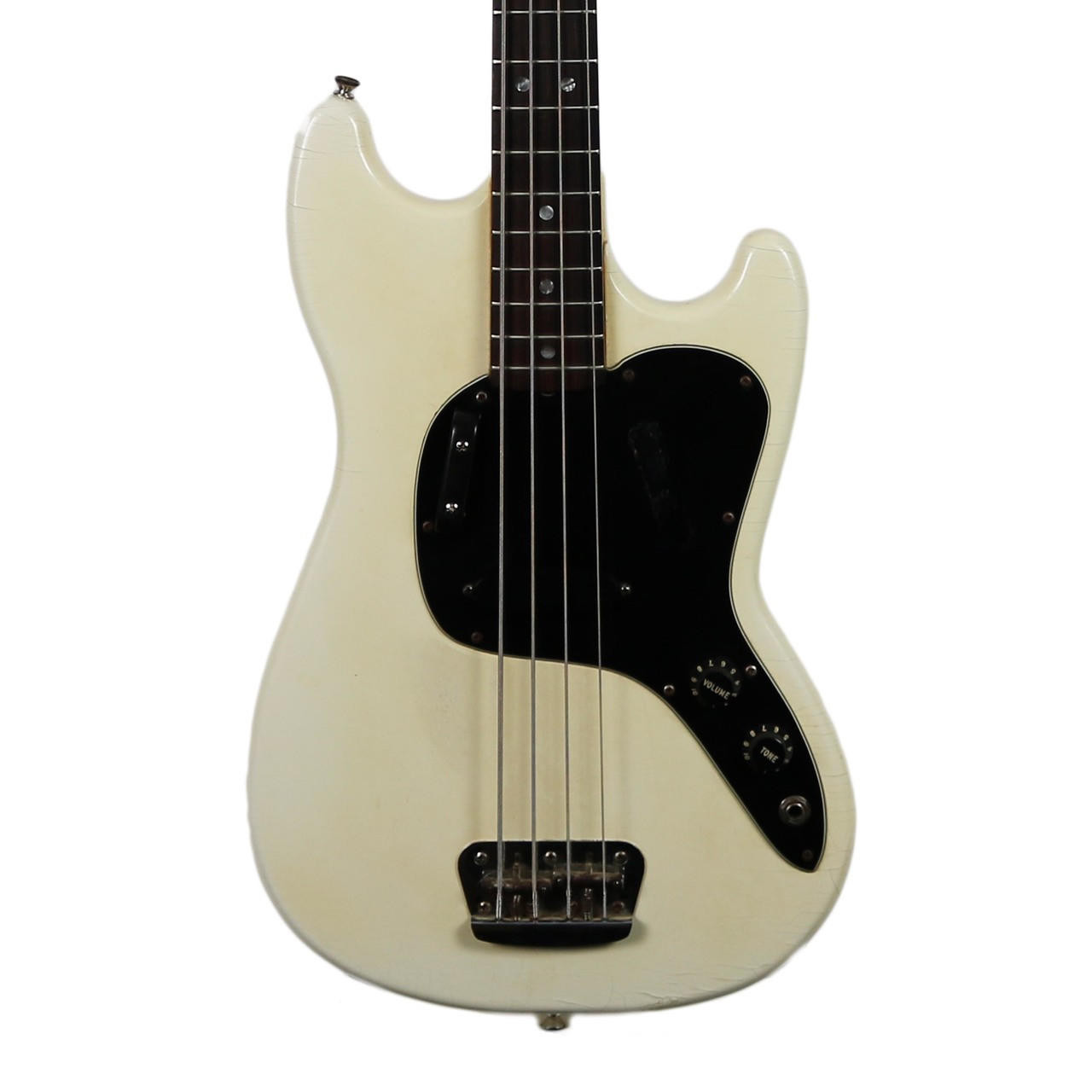 1978 Fender Musicmaster Bass White | Cream City Music