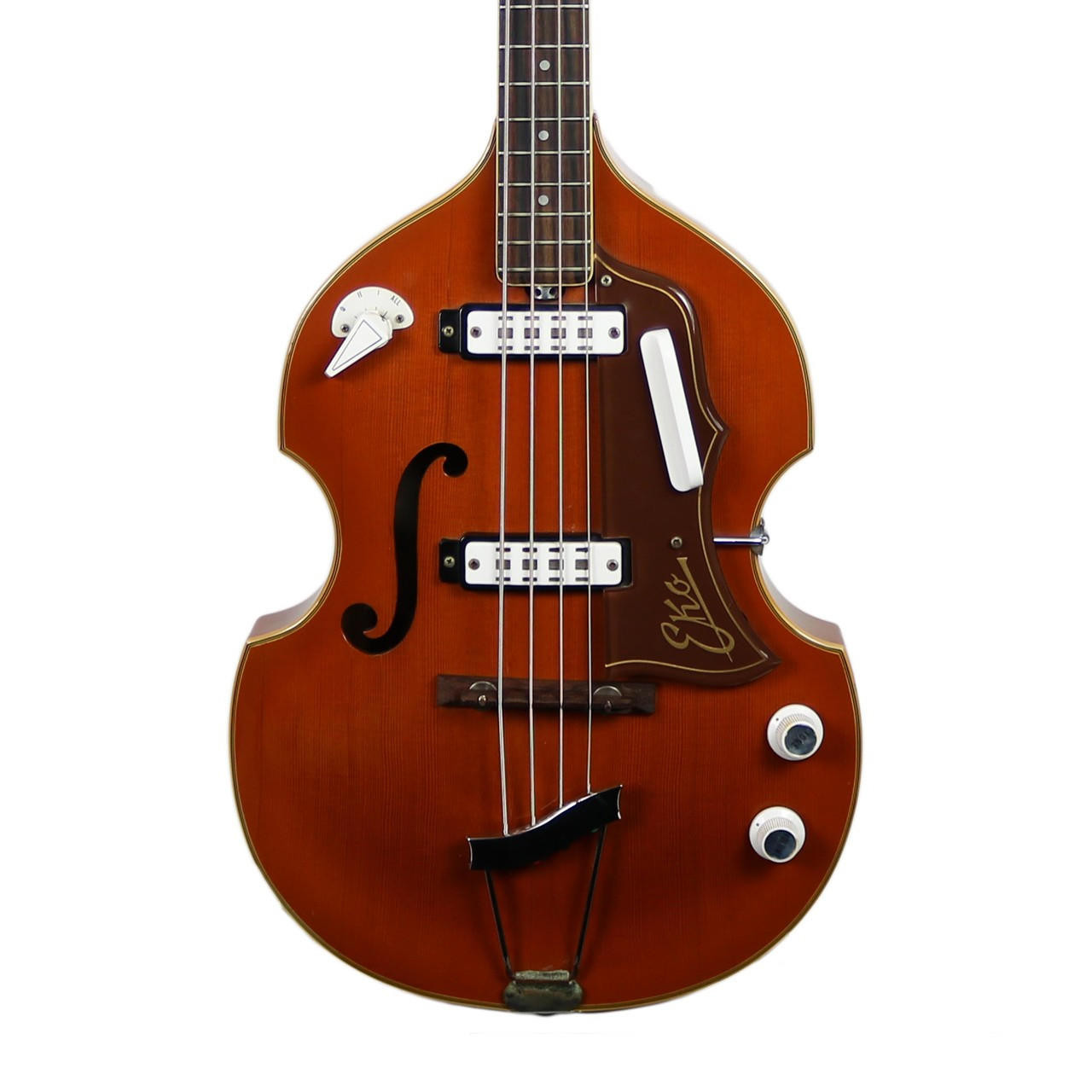 Vintage 1960's EKO Model 995 Hollow Body Electric Bass Guitar