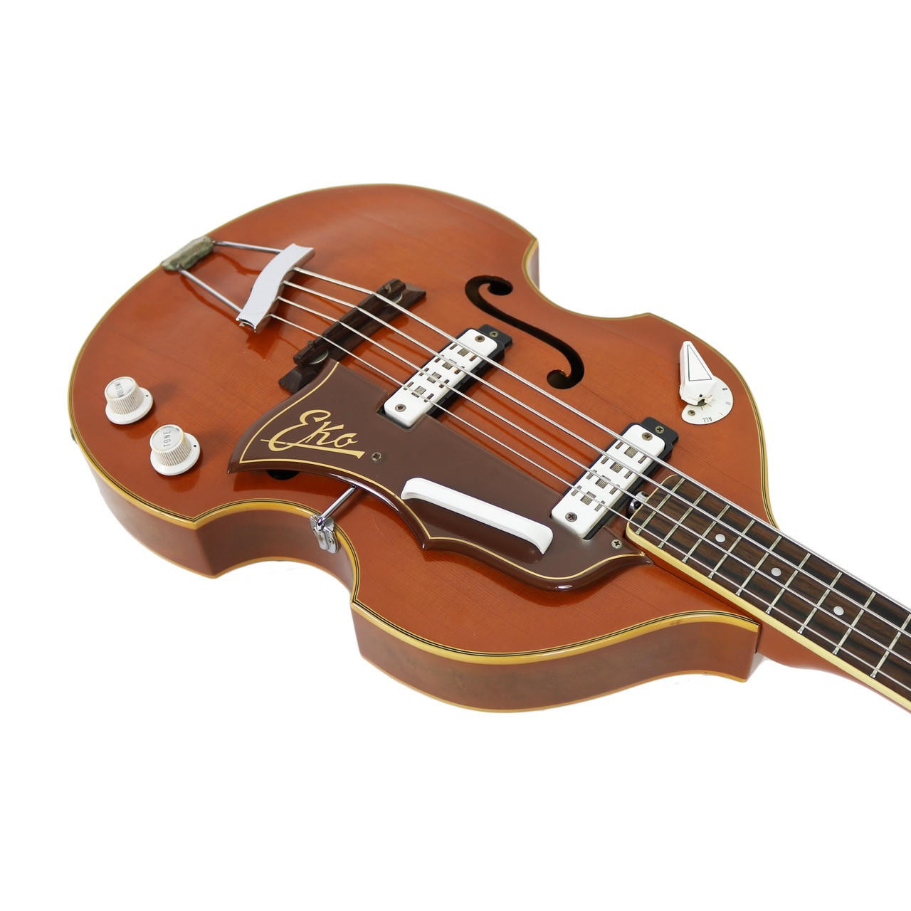 Vintage 1960's EKO Model 995 Hollow Body Electric Bass Guitar