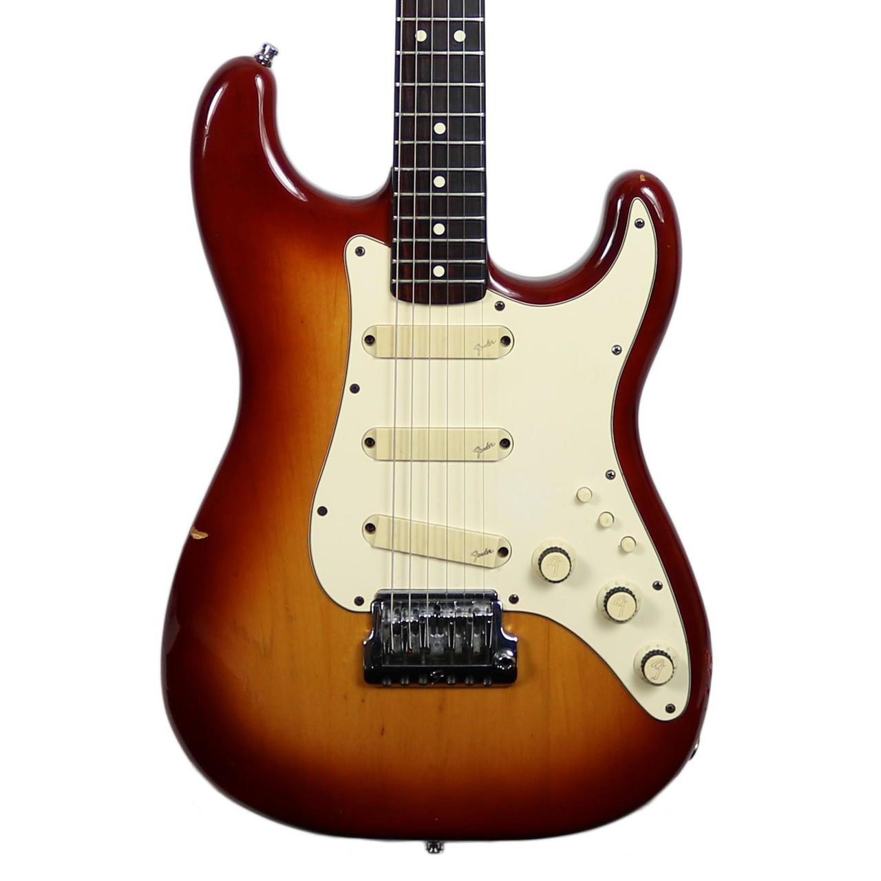 Vintage 1983 Fender Stratocaster Elite Electric Guitar Sienna