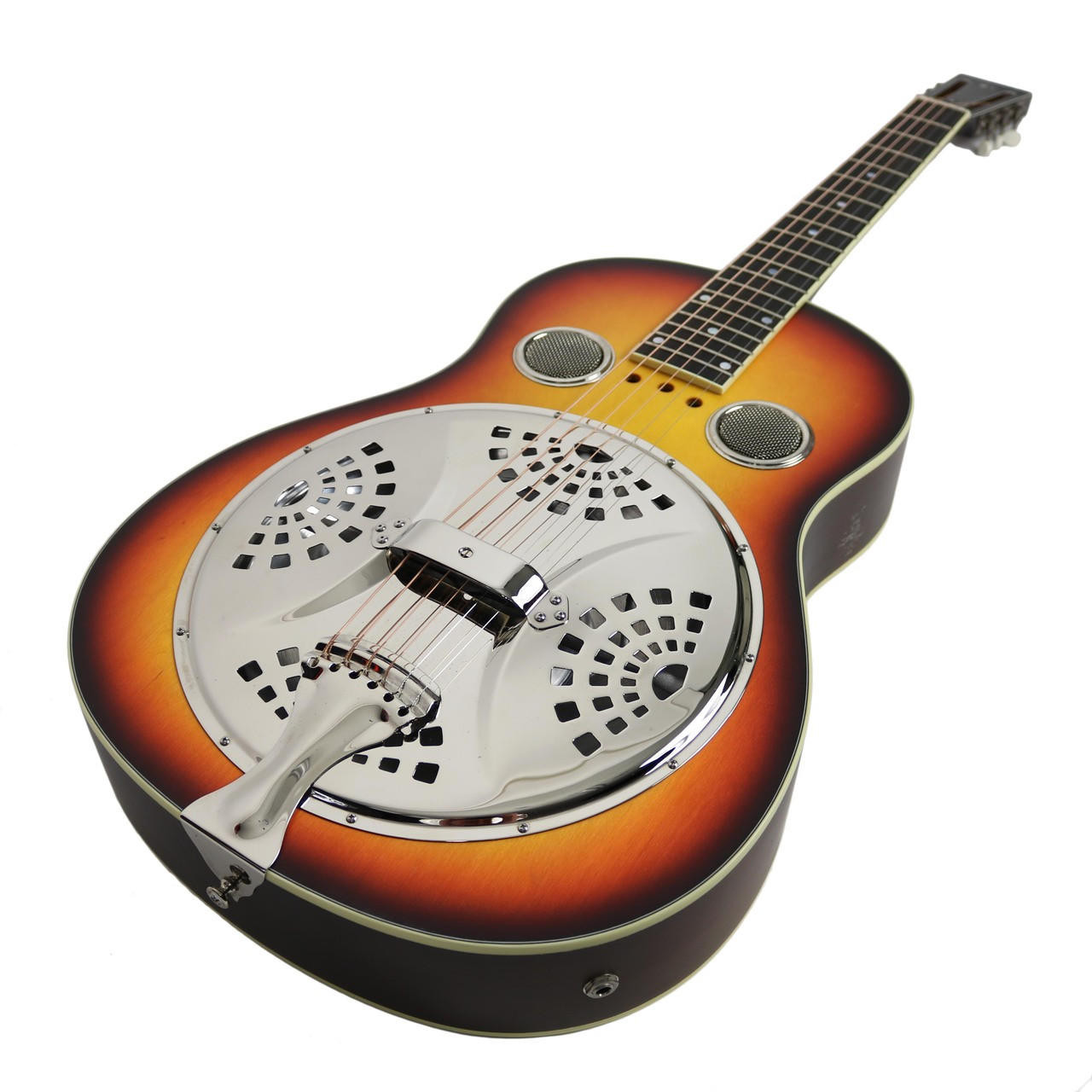 2012 National Model D Round Neck Resonator Guitar Sunburst Finish