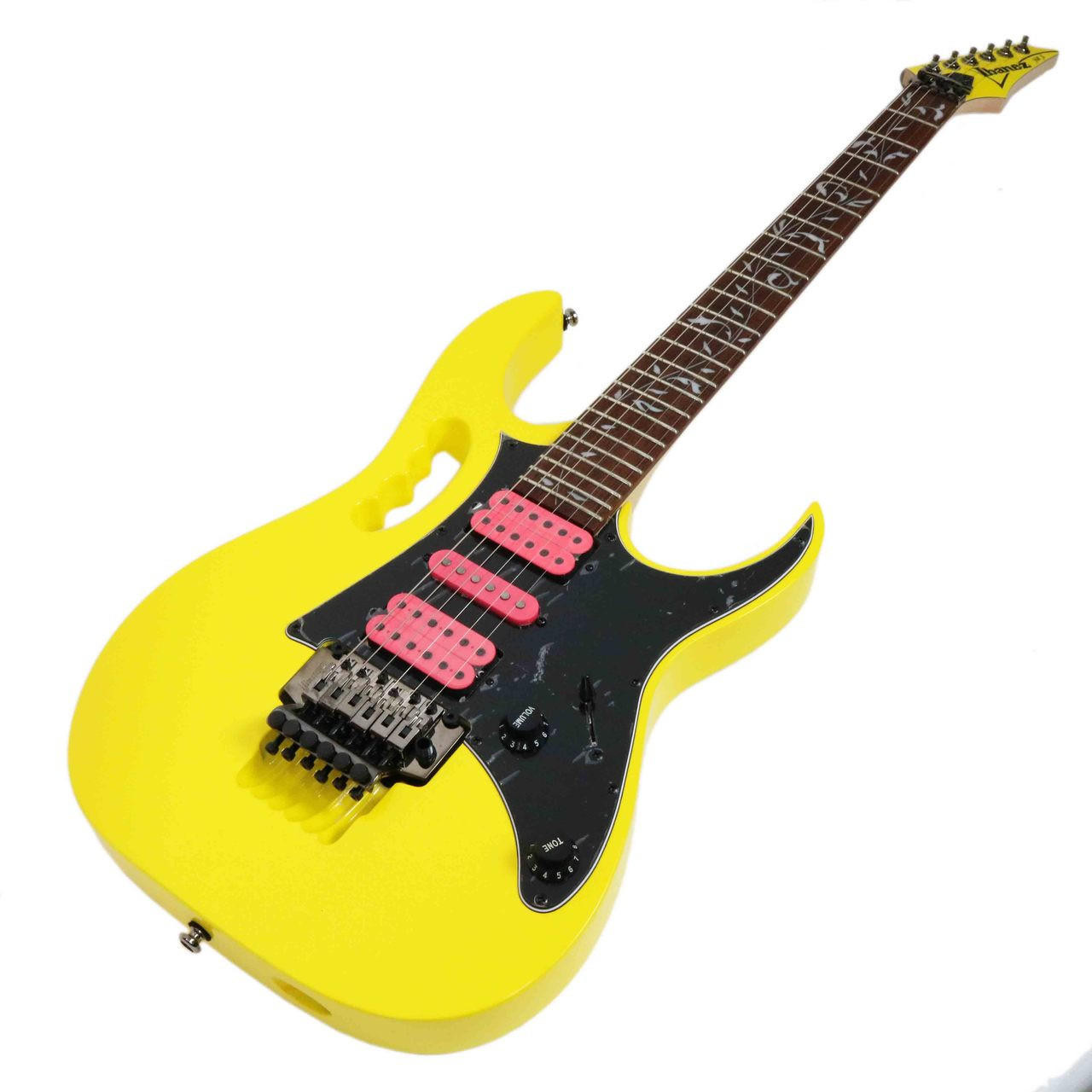 【超美品】Ibanez Steve Vai JEM-JR SP Yellow Ibanez JEMJRSP Steve Vai Jem Junior Electric Guitar in Yellow