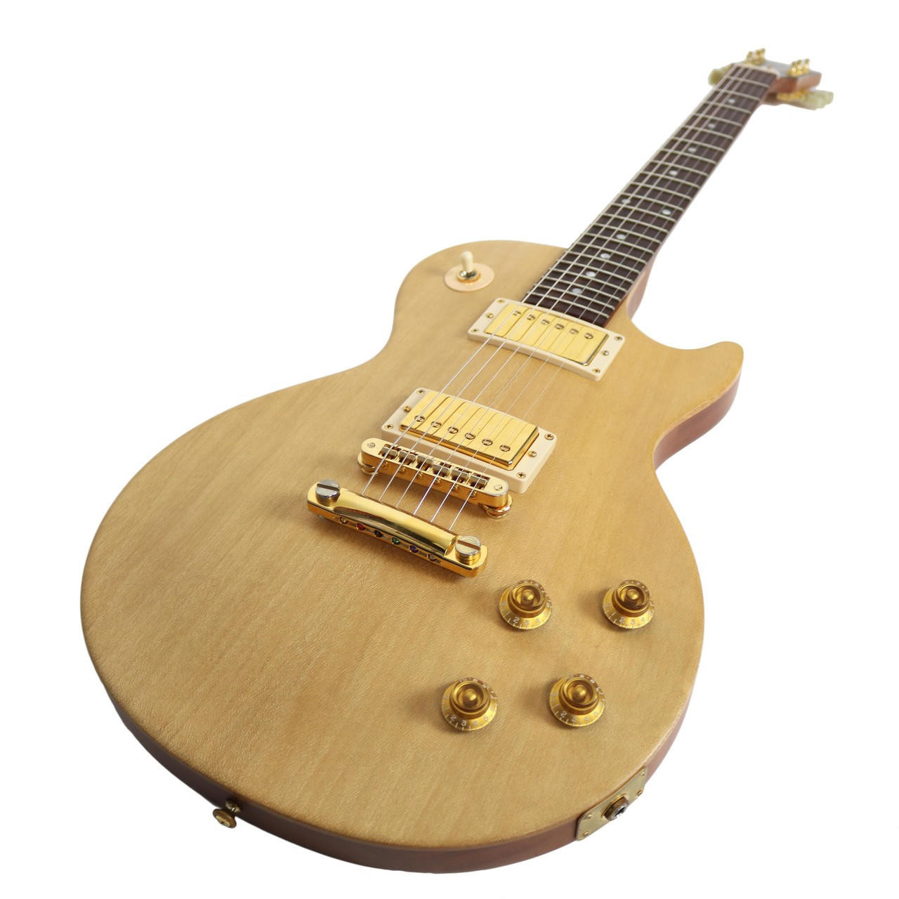1999 Gibson Les Paul Smart Wood Electric Guitar Natural Finish