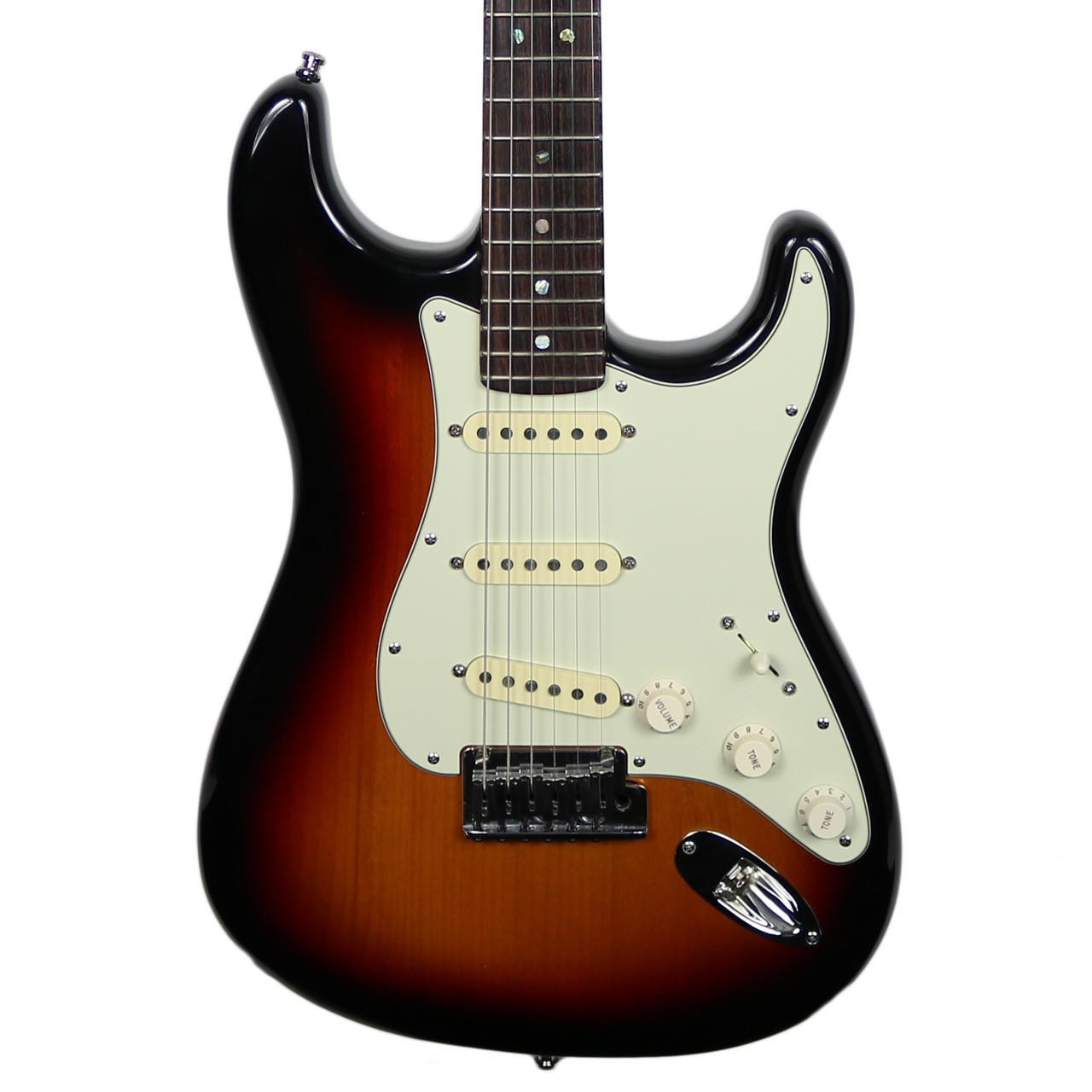 1999 Fender American Deluxe Stratocaster Electric Guitar Sunburst