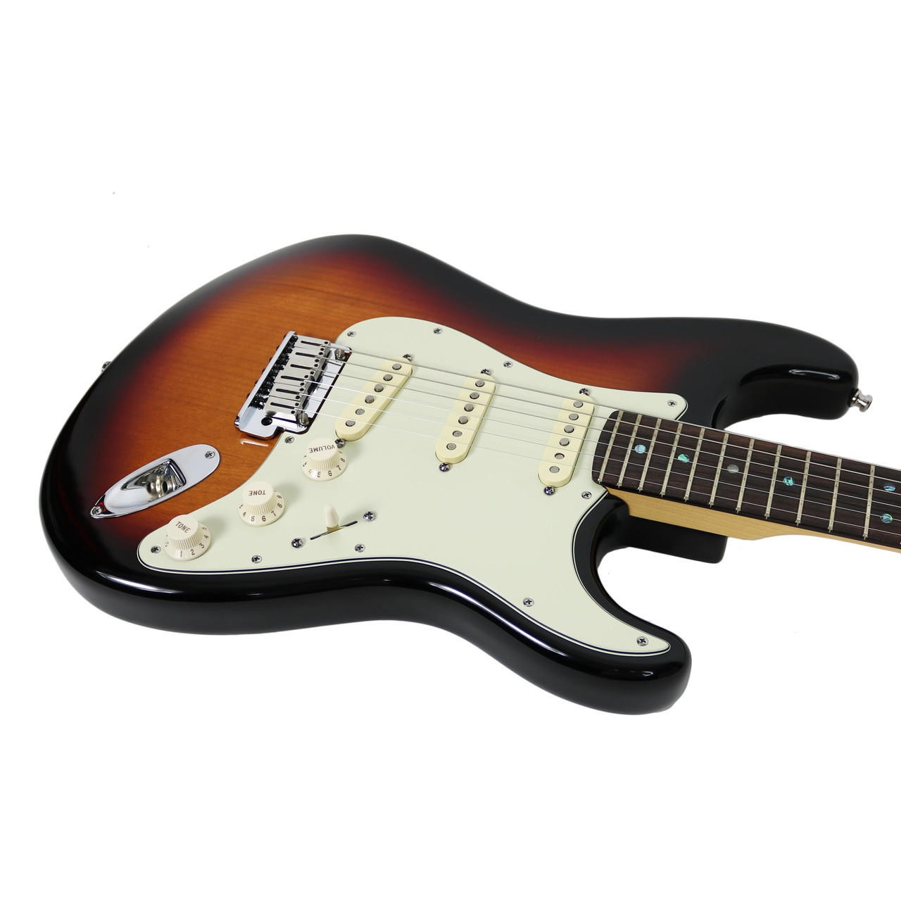 1999 Fender American Deluxe Stratocaster Electric Guitar Sunburst
