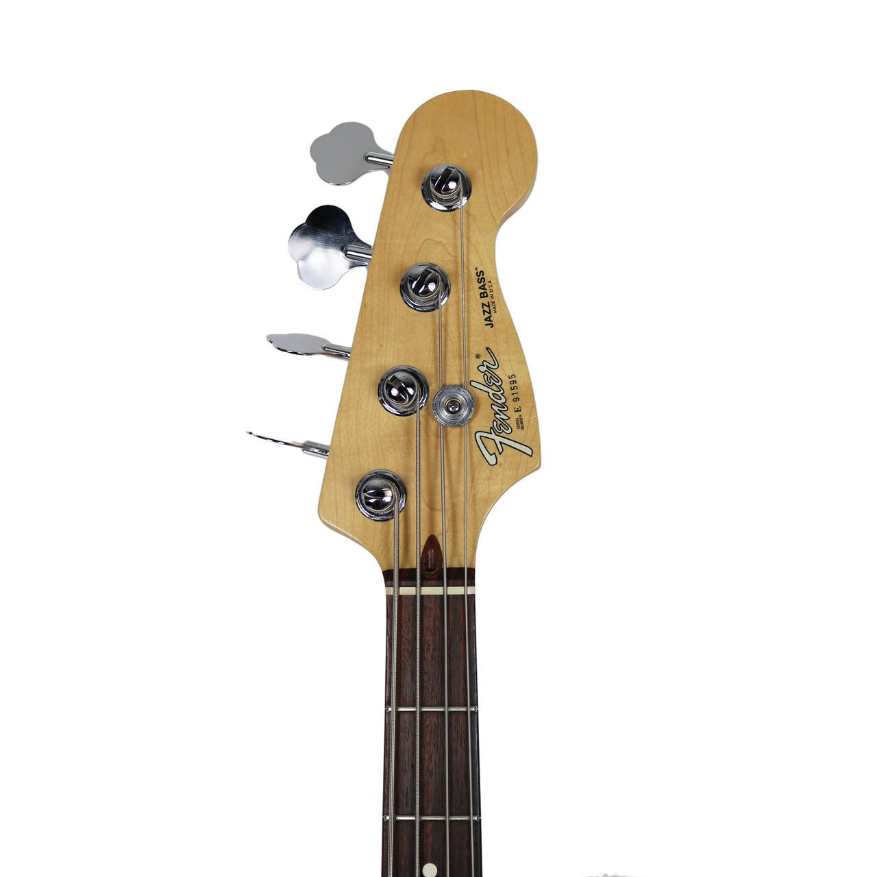 1990 Fender American Standard Jazz Bass Black Finish | Cream City