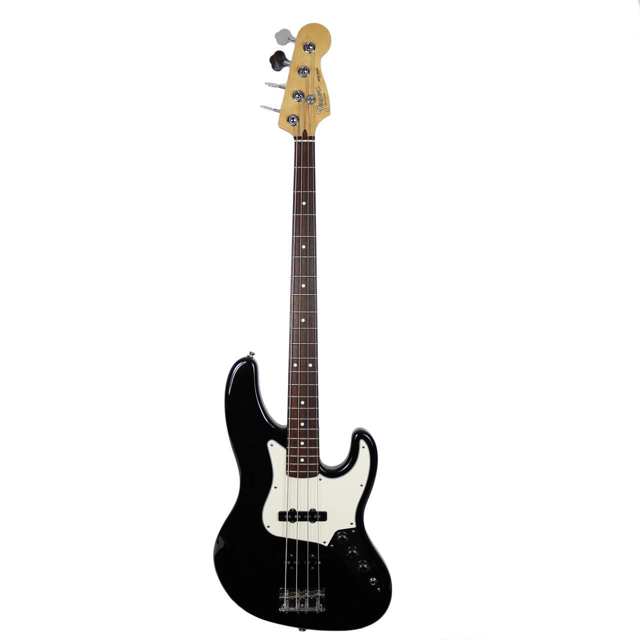 1990 Fender American Standard Jazz Bass Black Finish | Cream City