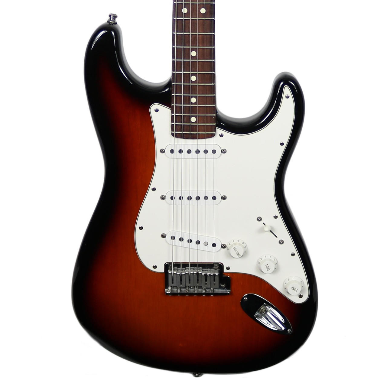 1997 Fender American Deluxe Stratocaster Electric Guitar Sunburst