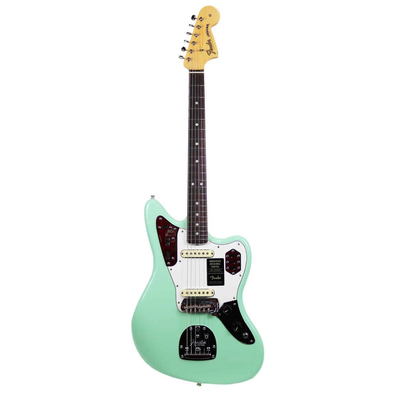 Fender American Original '60s Jaguar Rosewood - Surf Green | Cream