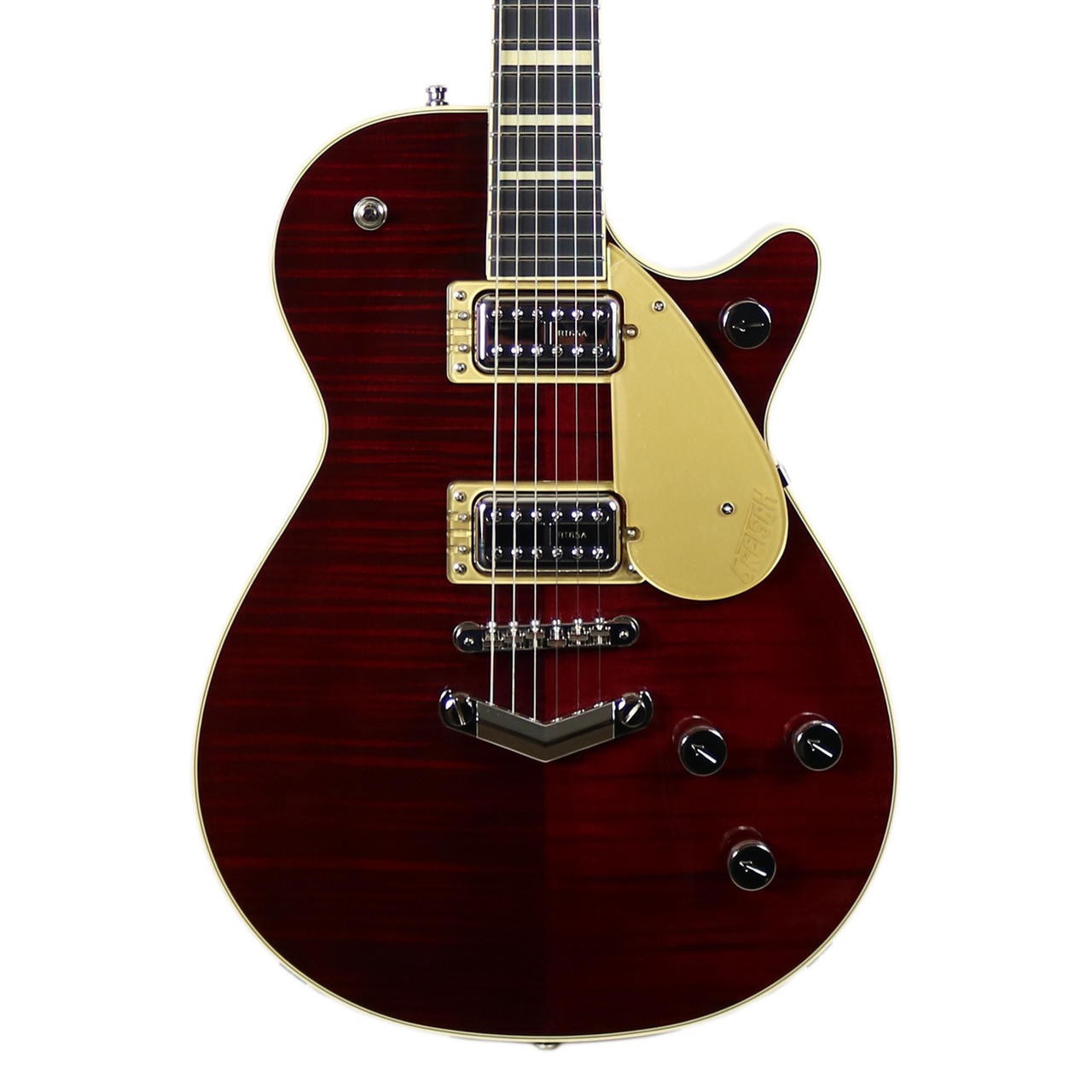 Gretsch G6228FM Players Edition Jet BT - Dark Cherry Stain | Cream