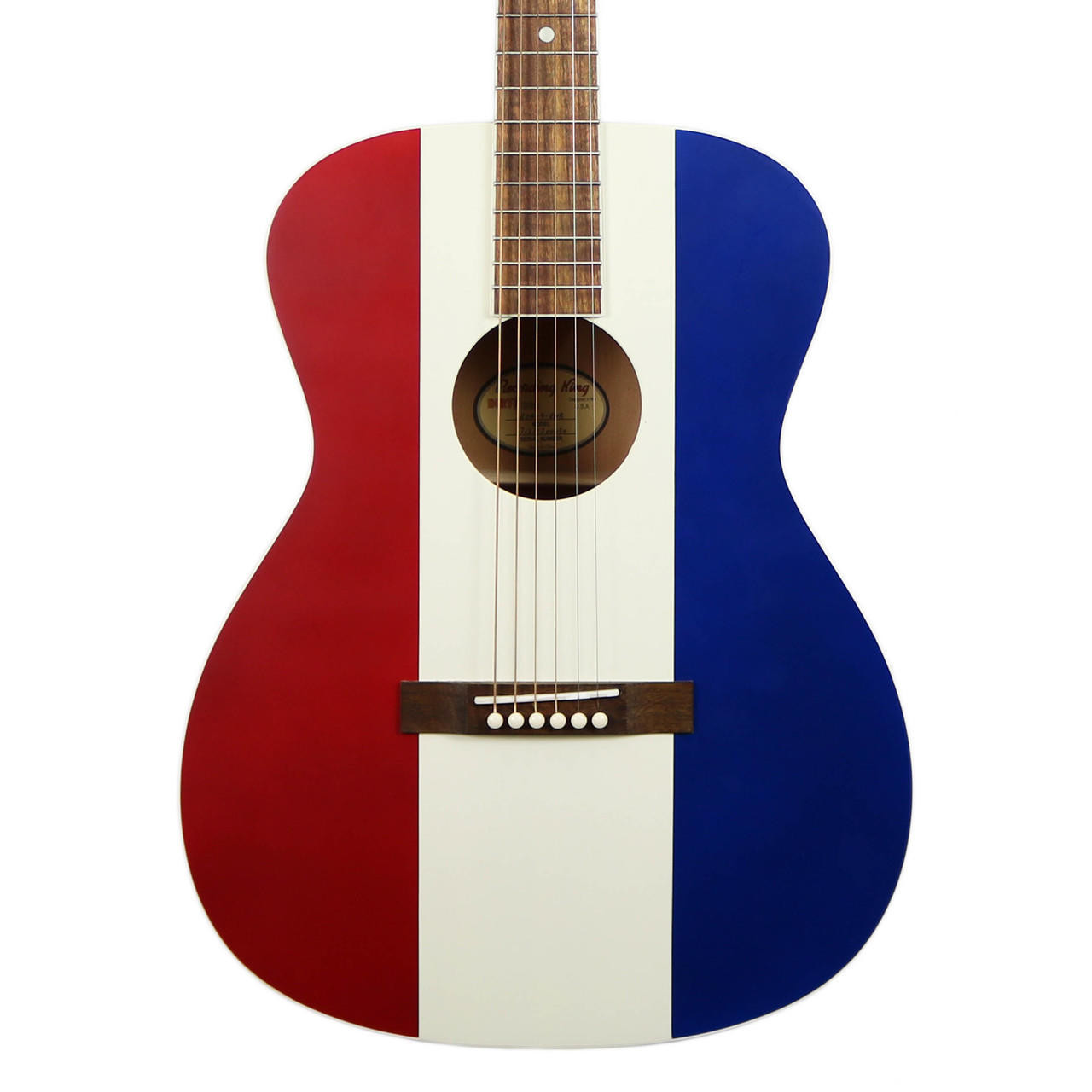 Recording King ROA-9-RWB Bakersfield 000 American Acoustic - Red