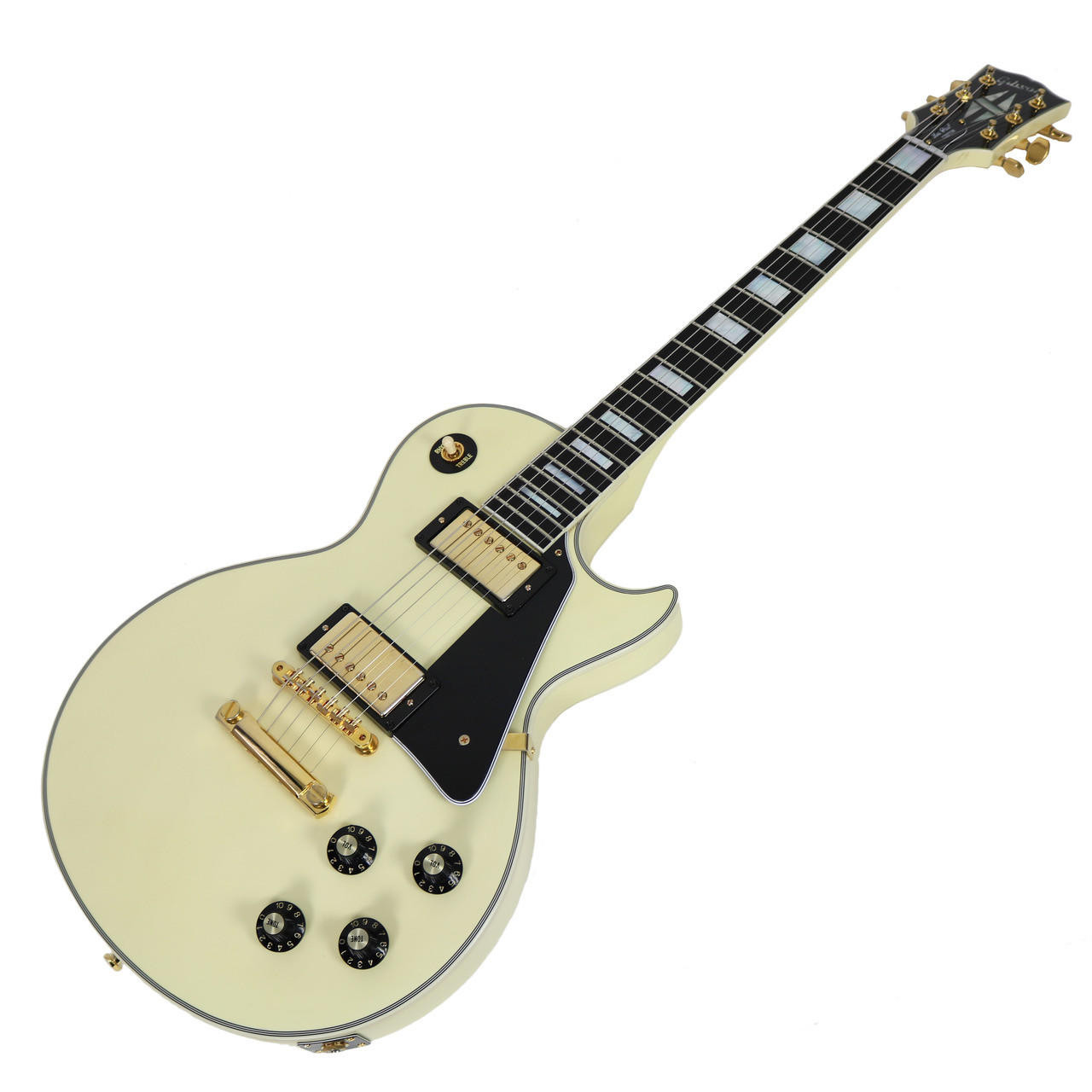 2015 Gibson Custom Shop Vintage Reissue '74 Les Paul Custom White