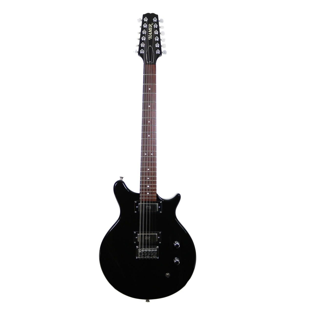 1995 Hamer Eclipse 12-String Electric Guitar - Black Finish