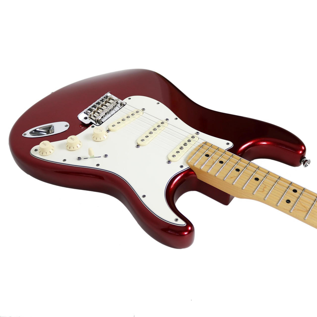 2012 Fender American Standard Stratocaster Candy Apple Red | Cream