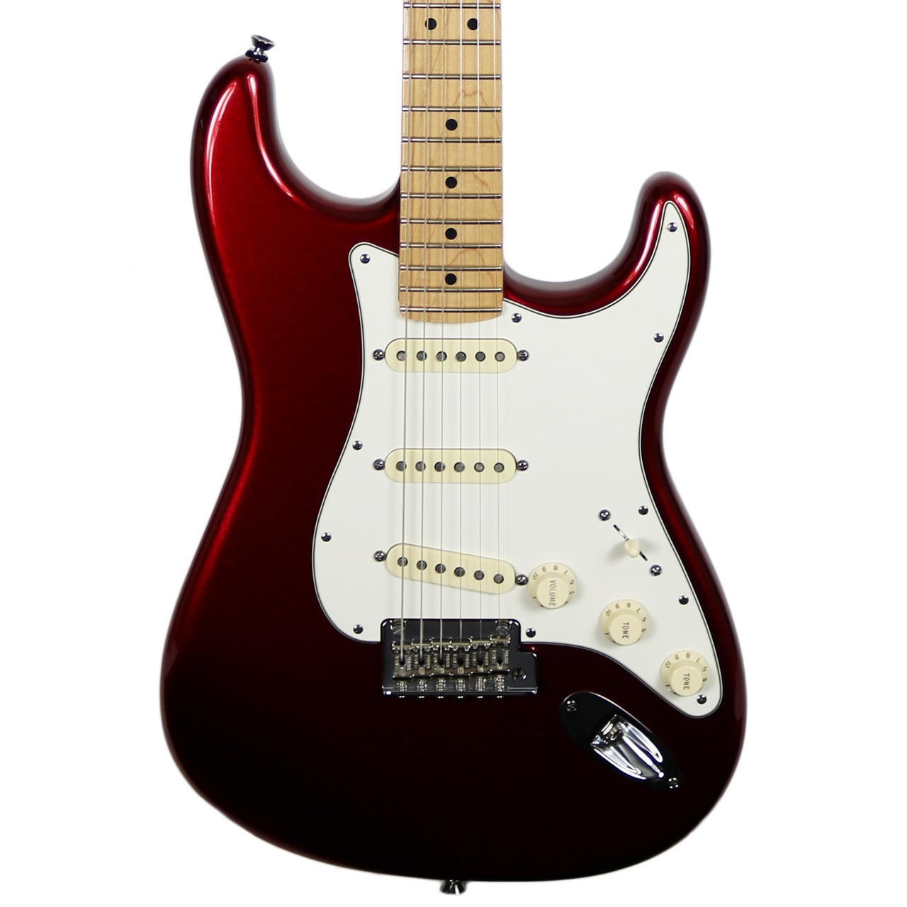 2012 Fender American Standard Stratocaster Candy Apple Red | Cream