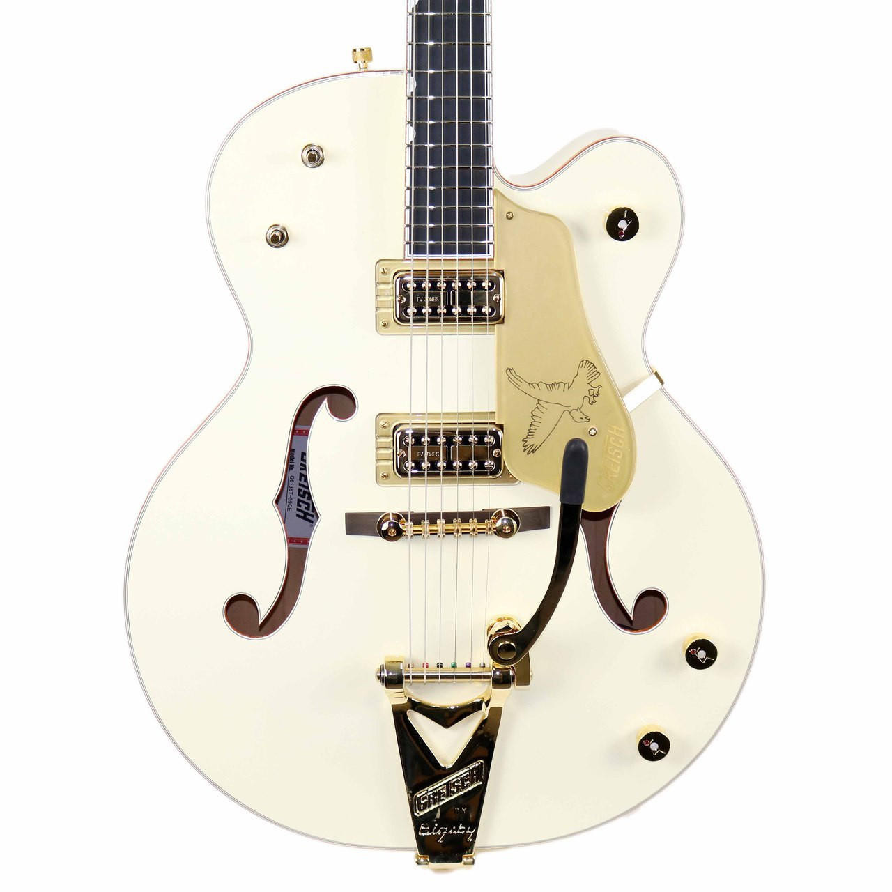 Gretsch G6136T-59 Vintage Select White Falcon TV Jones Aged White
