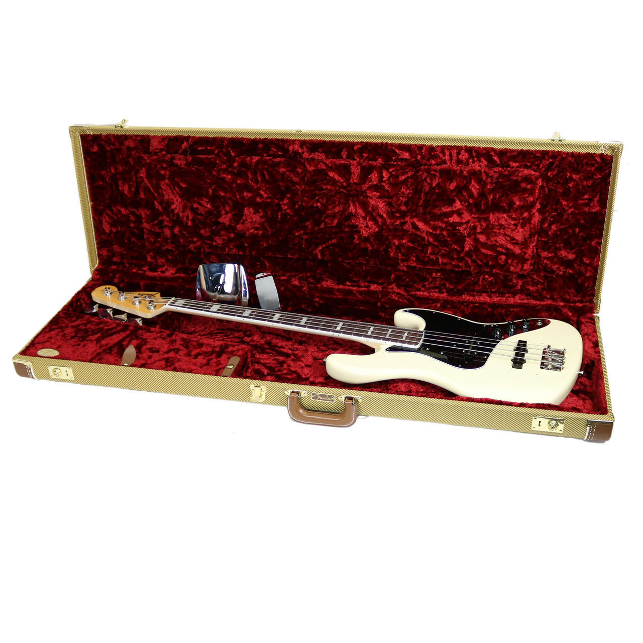 2013 Fender American Vintage Reissue AVRI '74 Jazz Bass Olympic