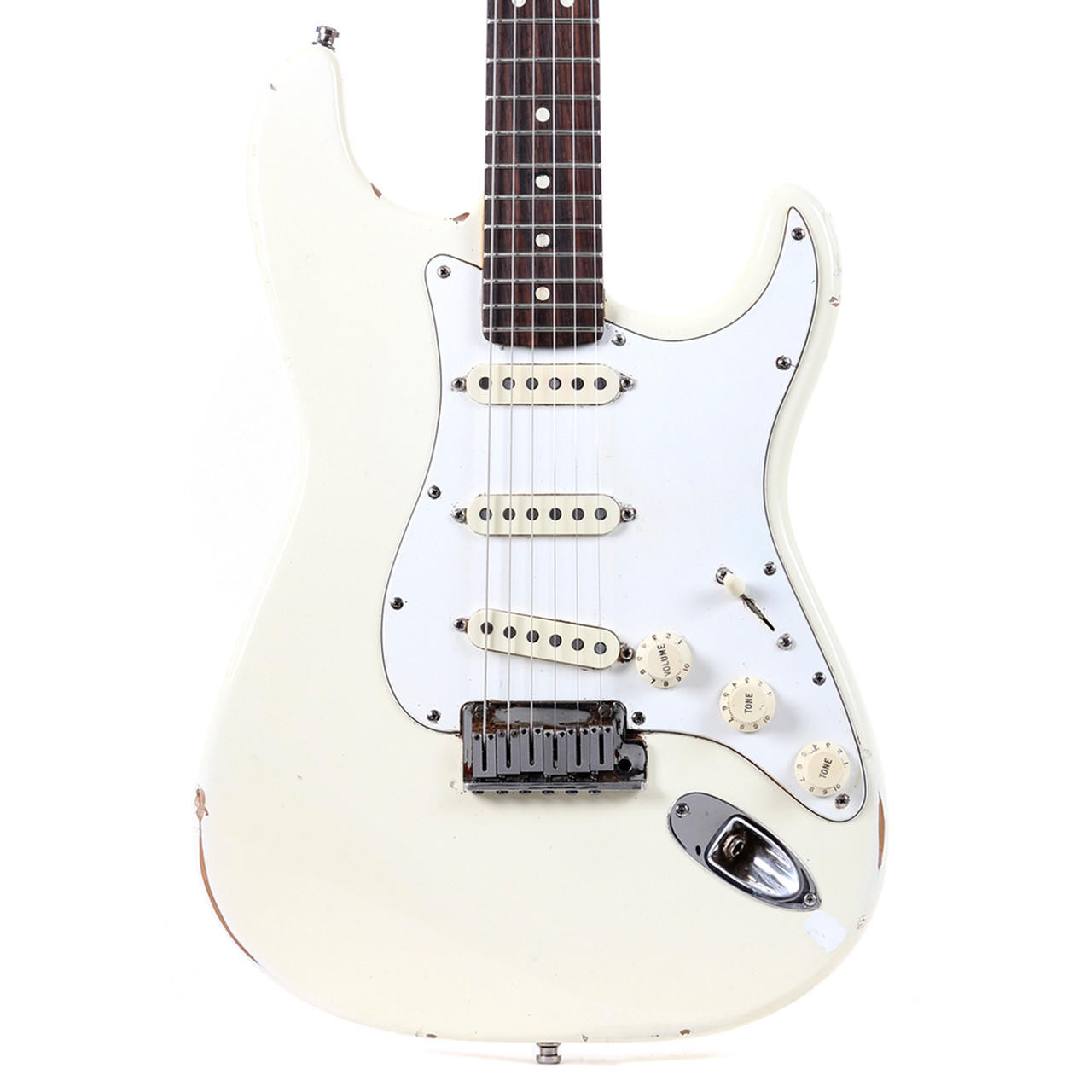 1995 Fender American Standard Stratocaster Electric Guitar Olympic
