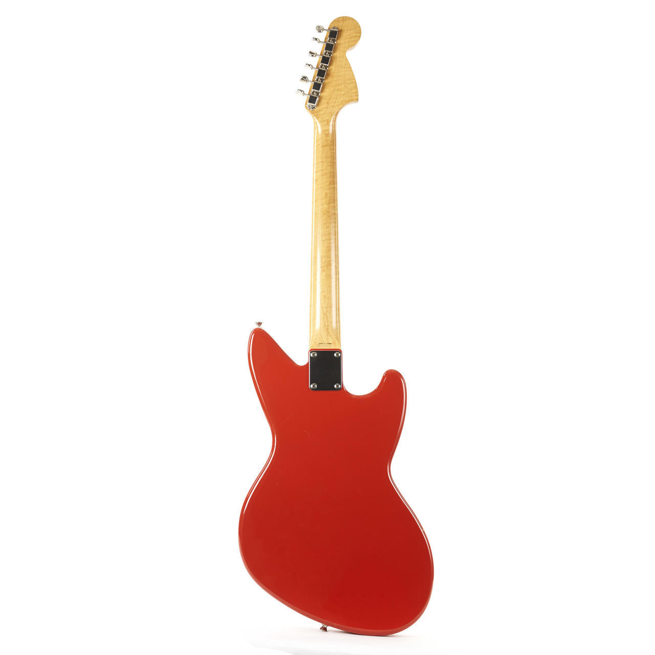 1996 MIJ Fender Jag-Stang Left Handed Electric Guitar Fiesta Red