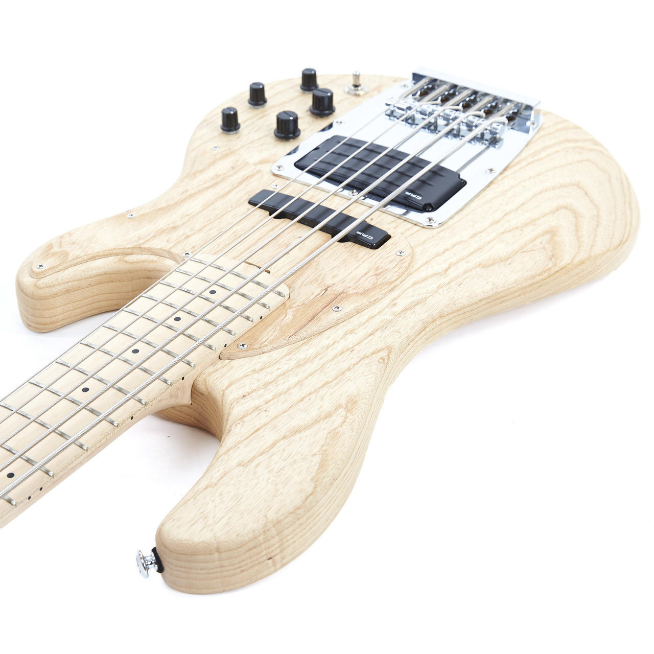 2017 Ibanez ATK-815 5-String Electric Bass Natural Finish | Cream