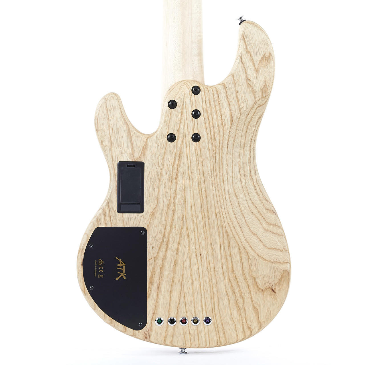 2017 Ibanez ATK-815 5-String Electric Bass Natural Finish | Cream