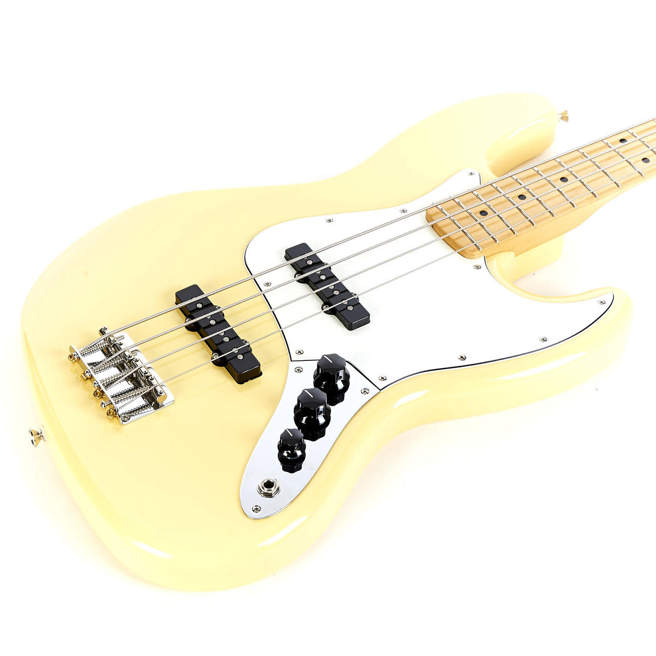 Fender Player Series Jazz Bass Maple Buttercream | Cream City Music