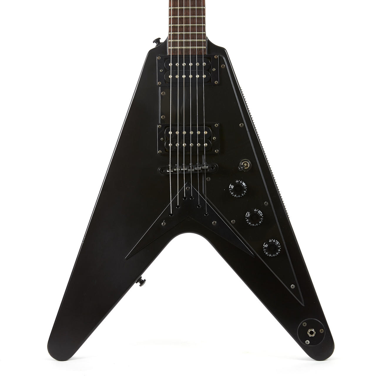 2006 Epiphone Gothic V Satin Black | Cream City Music
