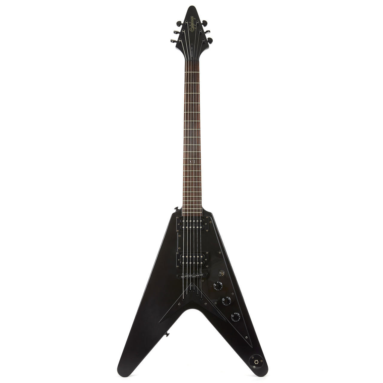 2006 Epiphone Gothic V Satin Black | Cream City Music