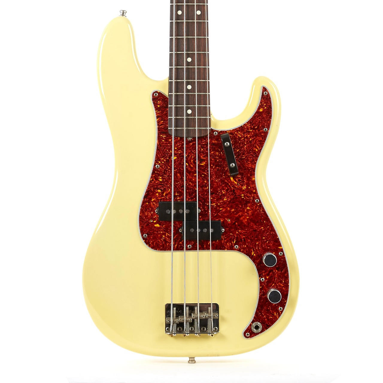 Used 1989 Fender Vintage Reissue 1962 Precision Bass Olympic White