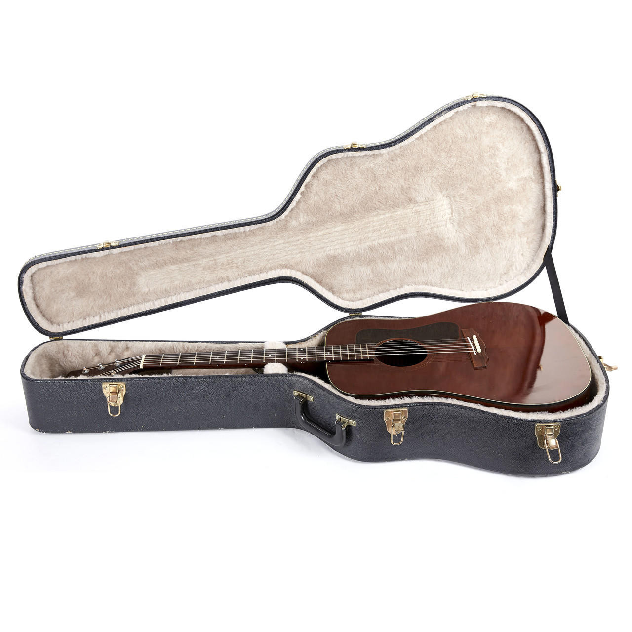 Vintage 1978 Guild D-25 Dreadnought Acoustic Guitar Brown Finish