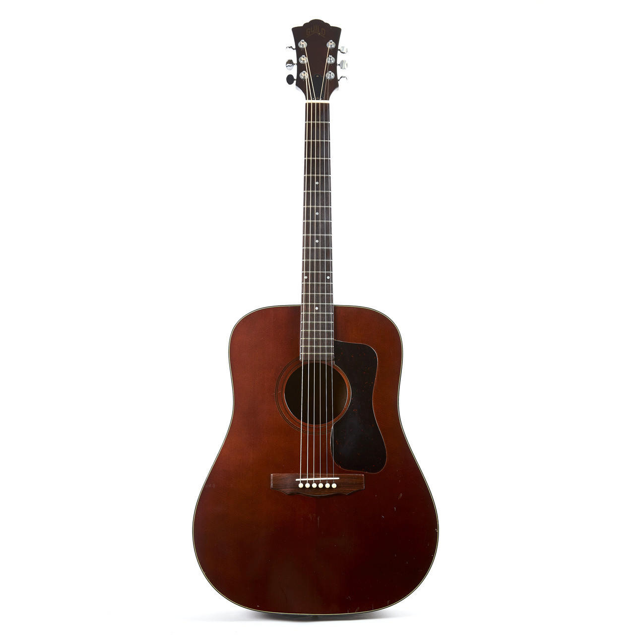 Vintage 1978 Guild D-25 Dreadnought Acoustic Guitar Brown Finish
