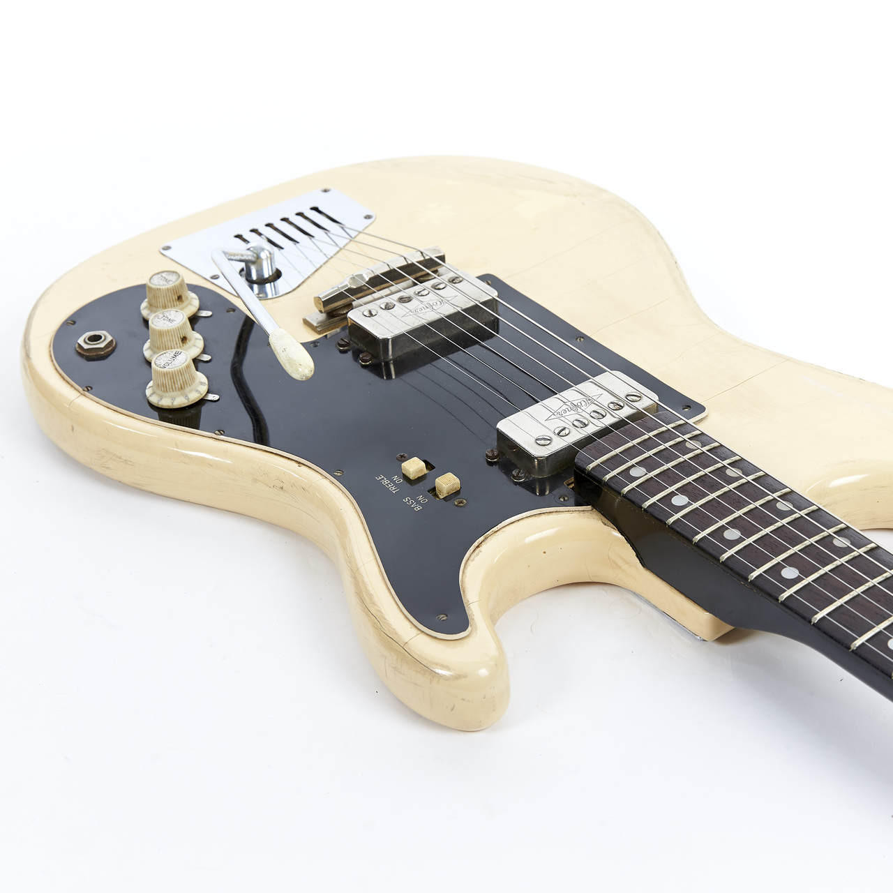 Vintage 1963 Hofner Model 172 White Finish | Cream City Music
