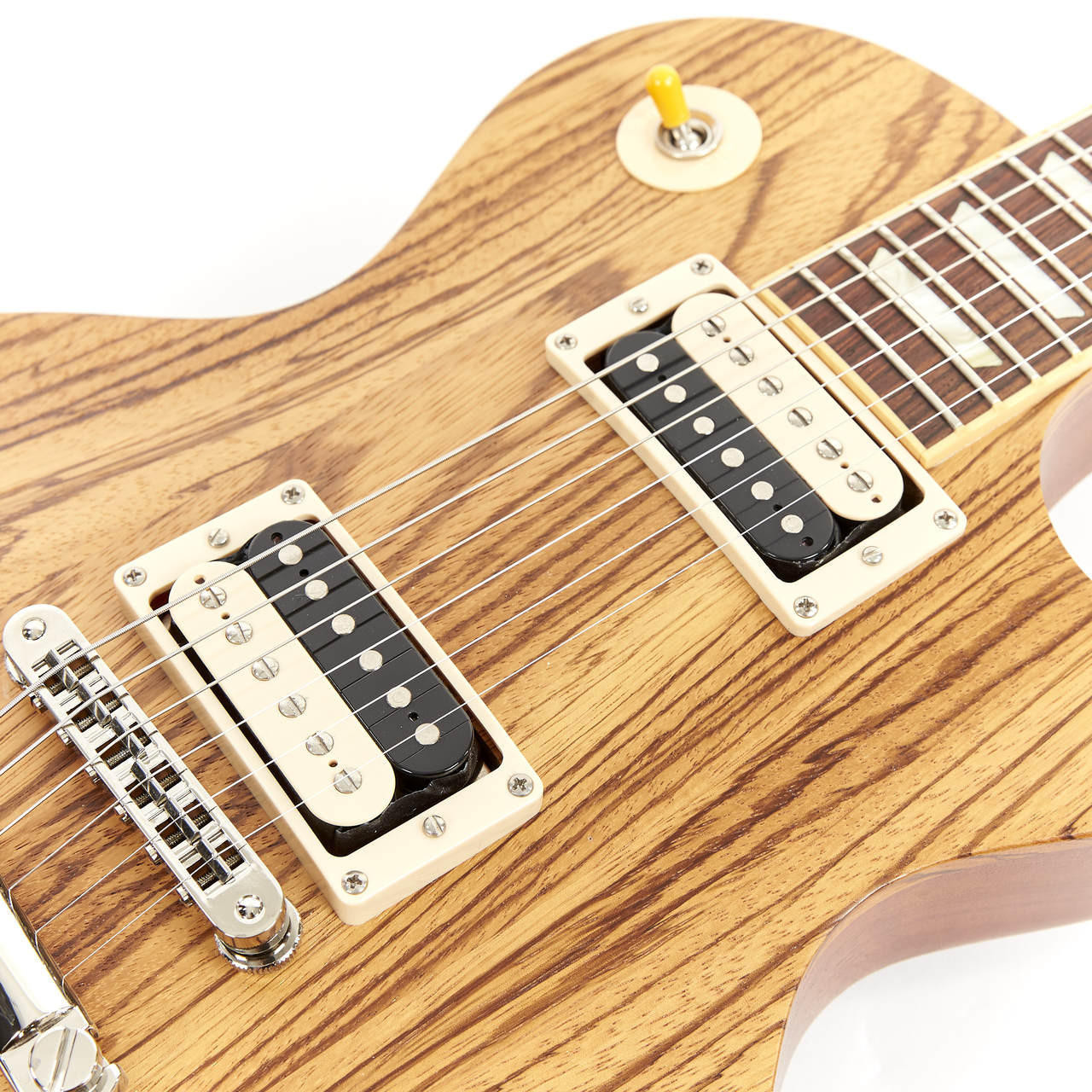 2007 Gibson Les Paul Classic Limited Edition Zebrawood Top | Cream