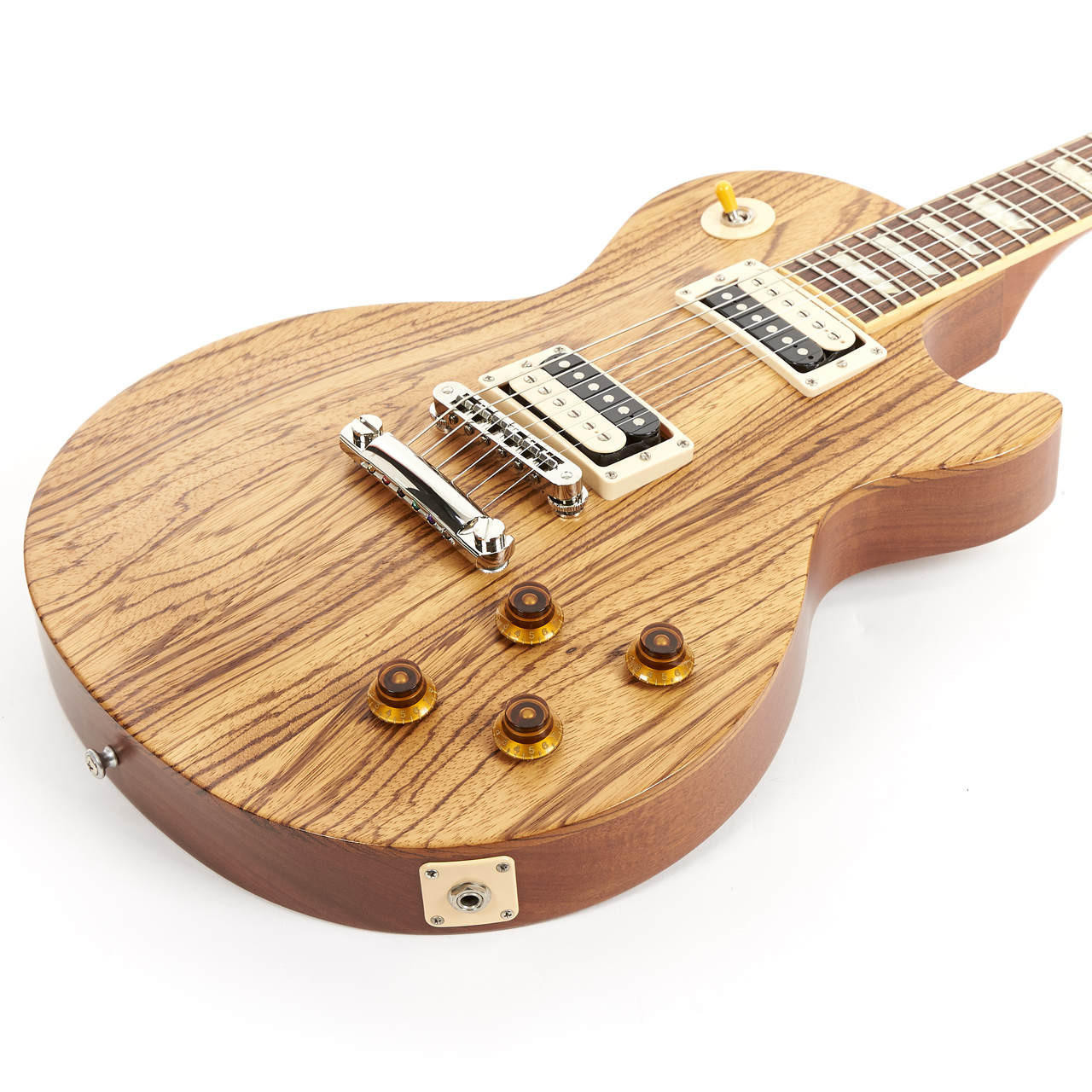 2007 Gibson Les Paul Classic Limited Edition Zebrawood Top | Cream