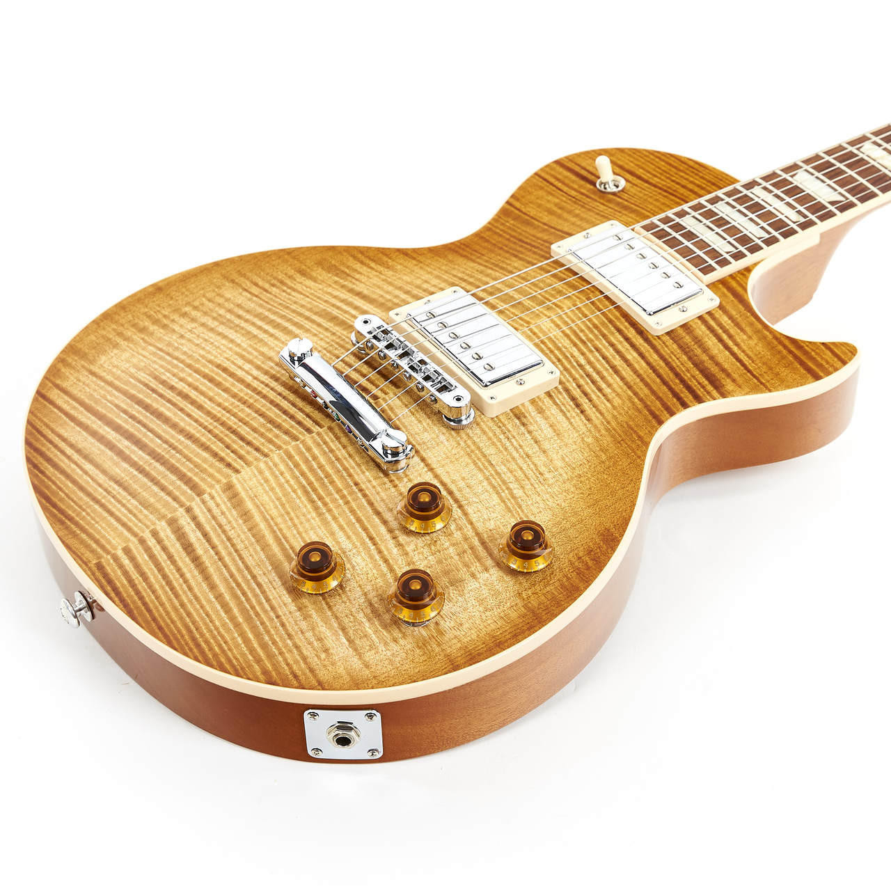 2018 Gibson Les Paul Standard Electric Guitar Mojave Burst | Cream