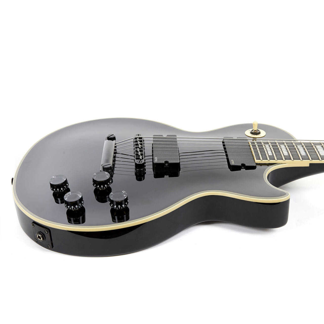 2013 Epiphone Matt Heafy Les Paul Custom 7-String Black | Cream
