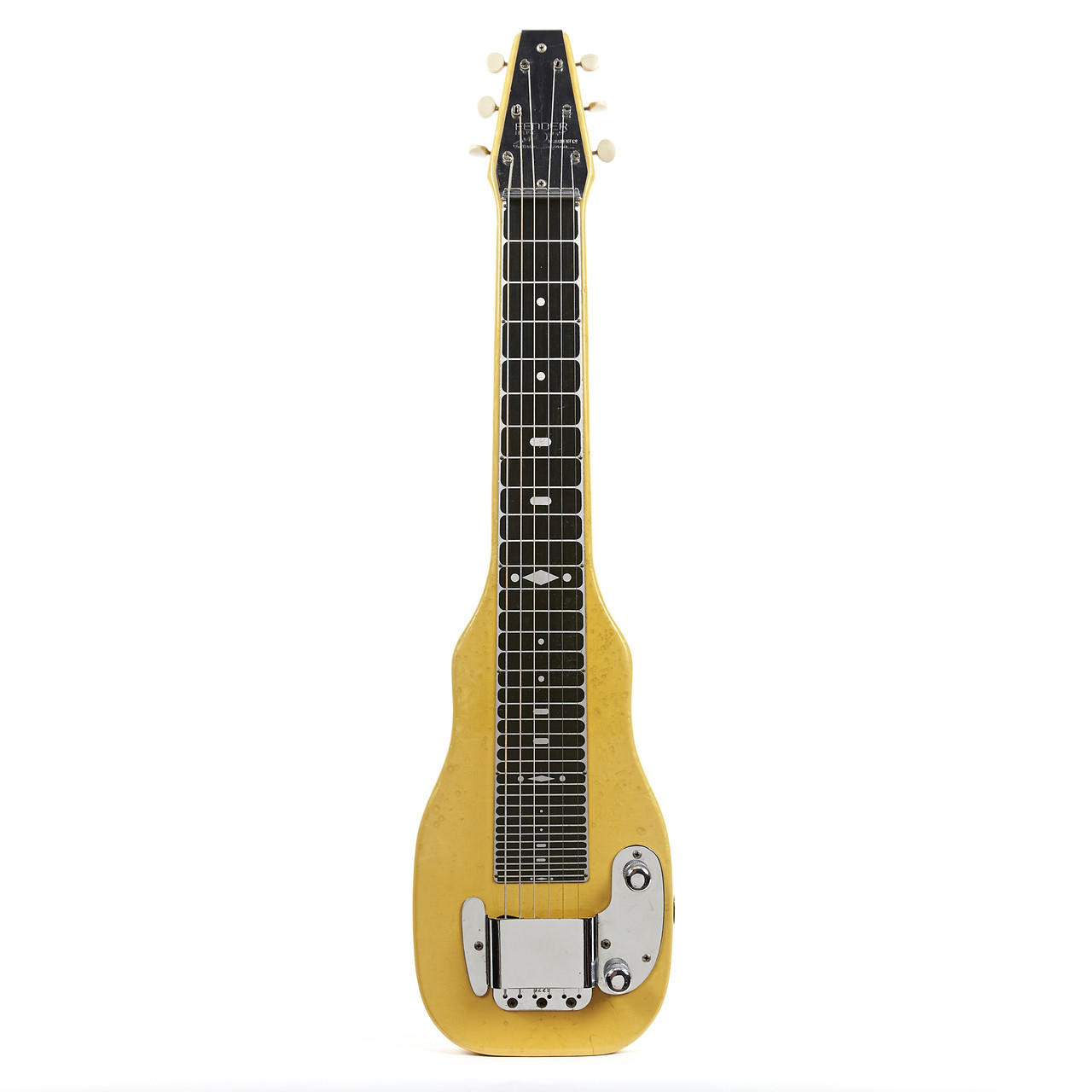 Vintage 1954 Fender Champion Lap Steel Yellow Pearloid Finish