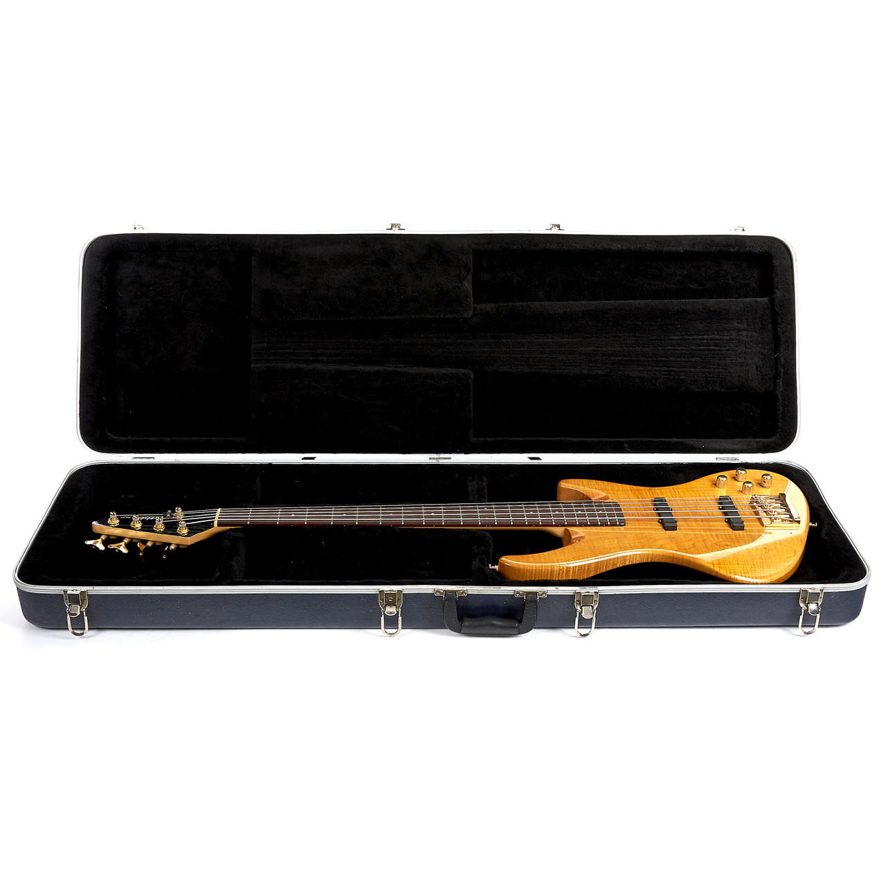 1994 Guild Pilot SB-602V 5-String Electric Bass Guitar Amber