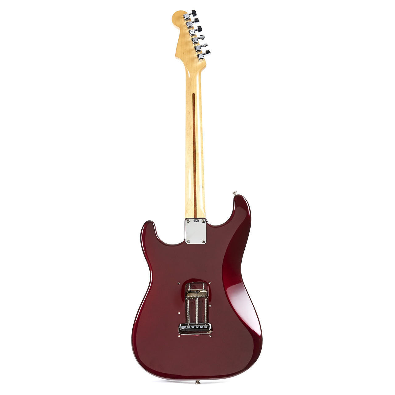 Fender Stratocaster ワインレッド+Plastiqueアンプ 2002 Fender Stratocaster MIM Metallic Wine Red Finish | Cream City