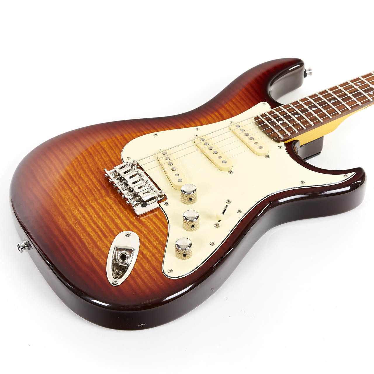 Used Dean Zelinsky Tagliare Electric Guitar Sunburst Finish