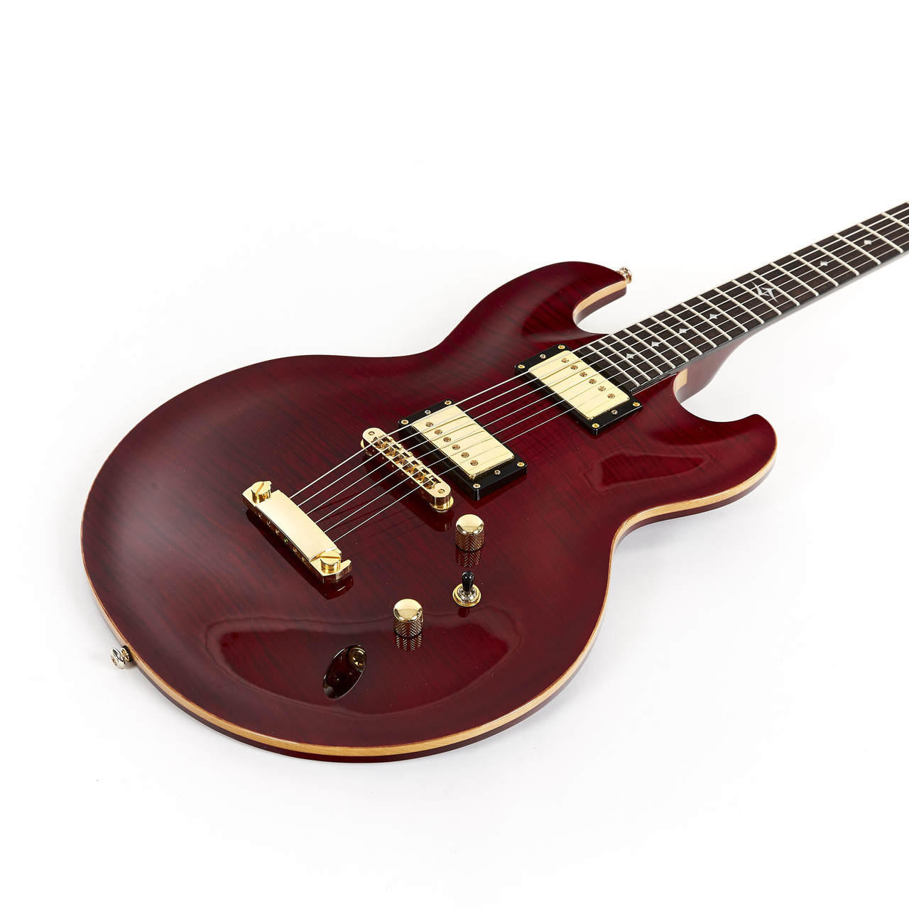 Used Dean Zelinsky Imperial Electric Guitar Wine Red Finish