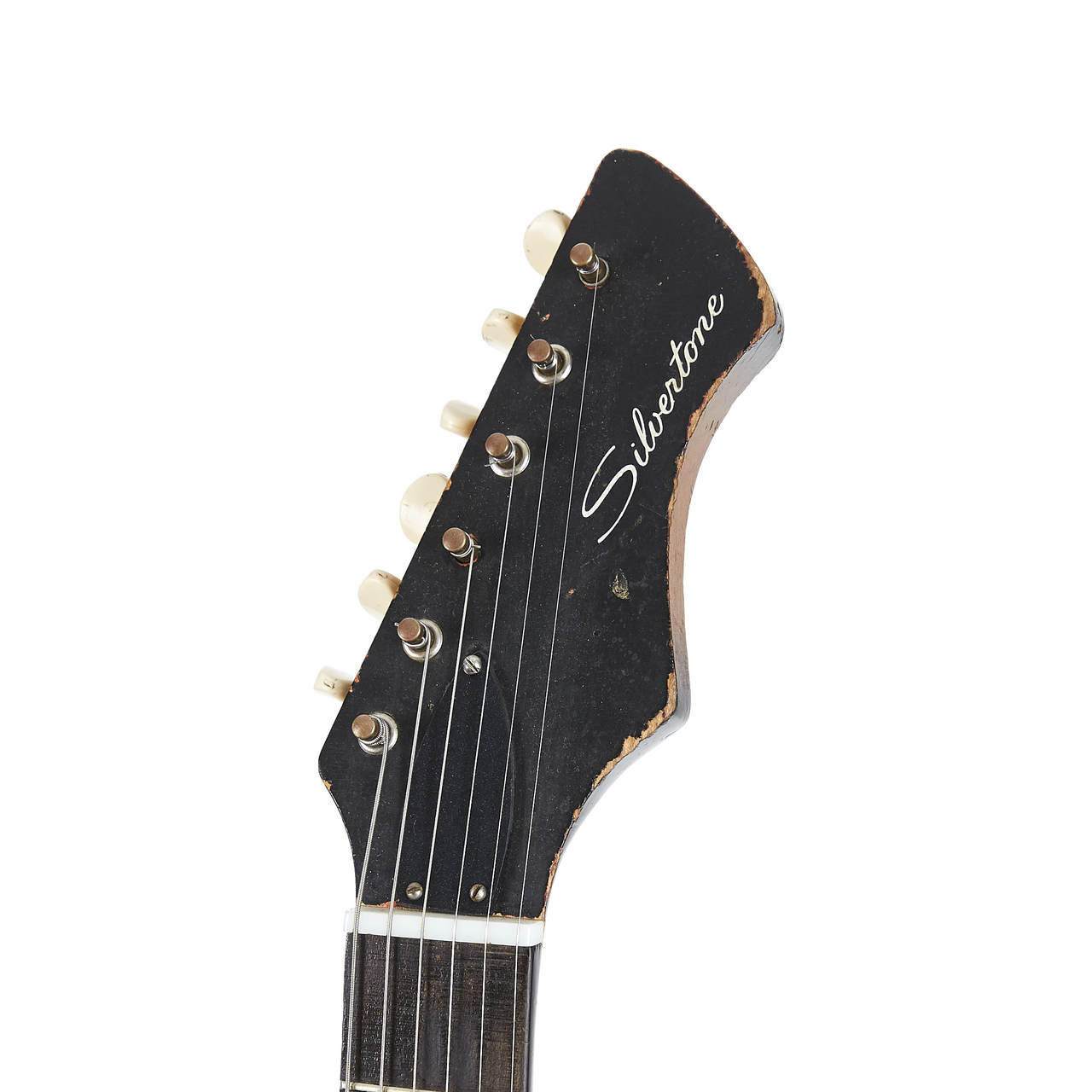 Vintage 1964 Silvertone Bobkat Electric Guitar Sunburst Finish
