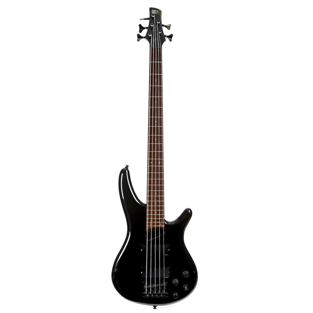 2000 Ibanez Sound Gear SR885 5-String Electric Bass Guitar Black