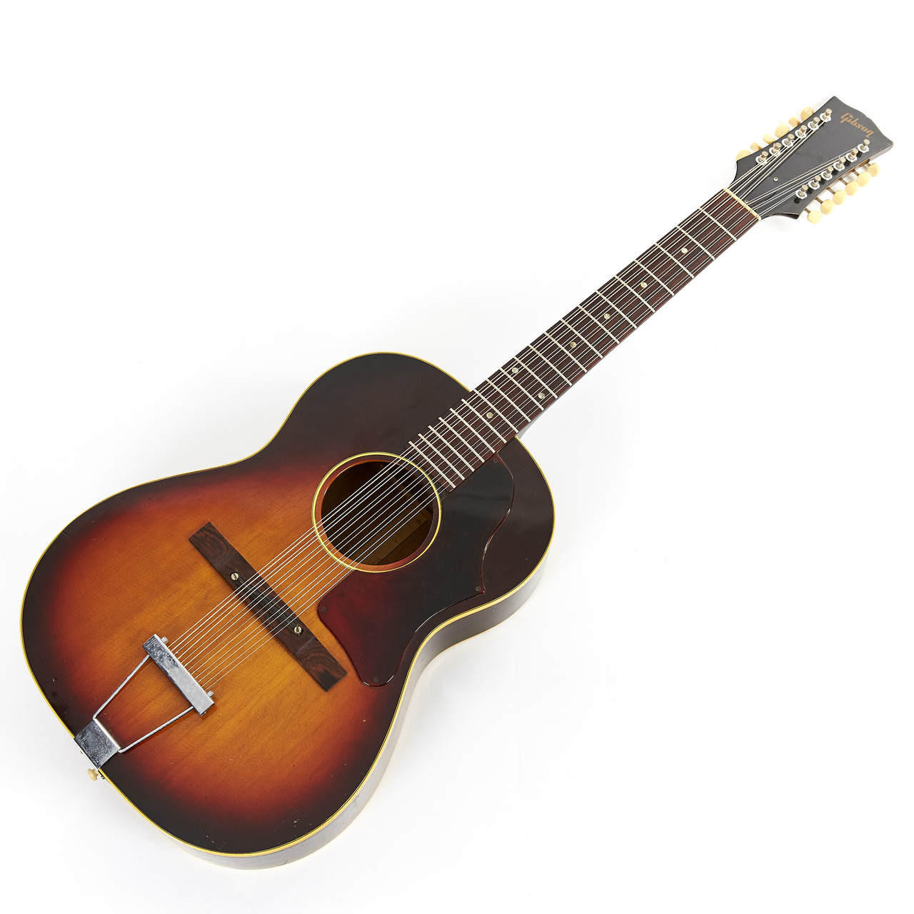Vintage Gibson B-25-12 12-String Sunburst 1968 | Cream City Music