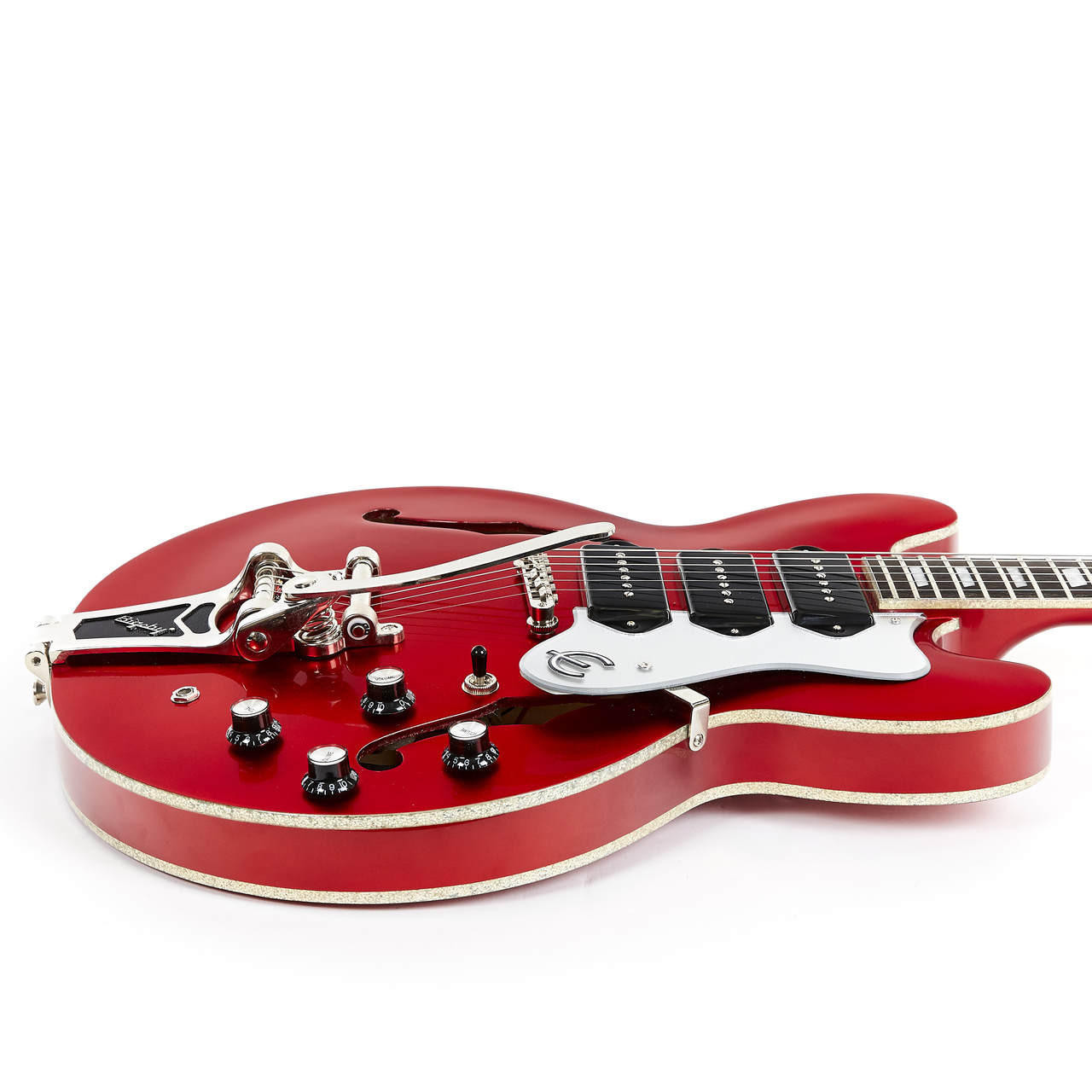 2014 Epiphone Riviera P93 Red Pearl Finish | Cream City Music