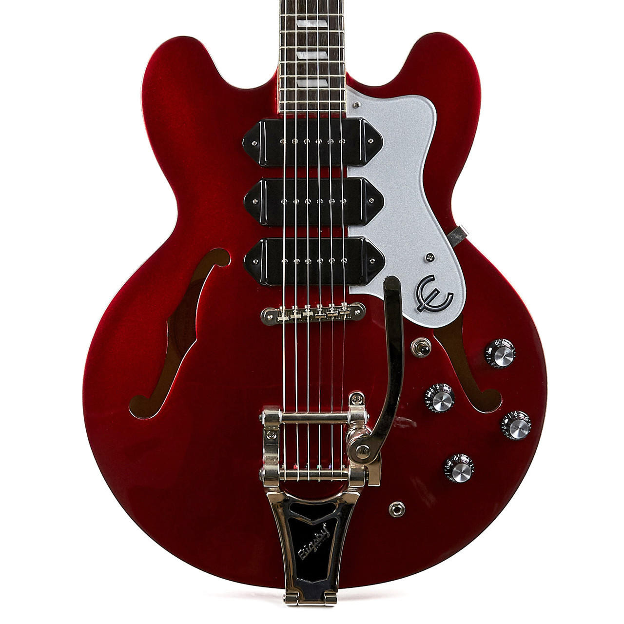 ★タイムセール★Epiphone Riviera P93 WR ワインレッド 2014 Epiphone Riviera P93 Red Pearl Finish | Cream City Music